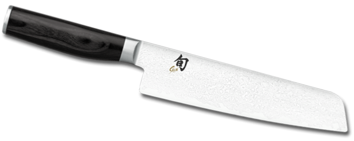 Couteau japonais Kai - Santoku - Shun Premier Tim Malzer Minamo séries -18cm