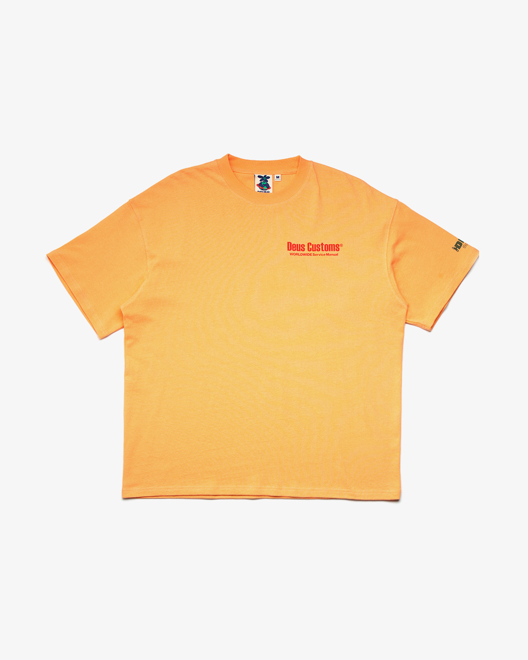 Deus ex machina tshirt - Service manual tee - orange