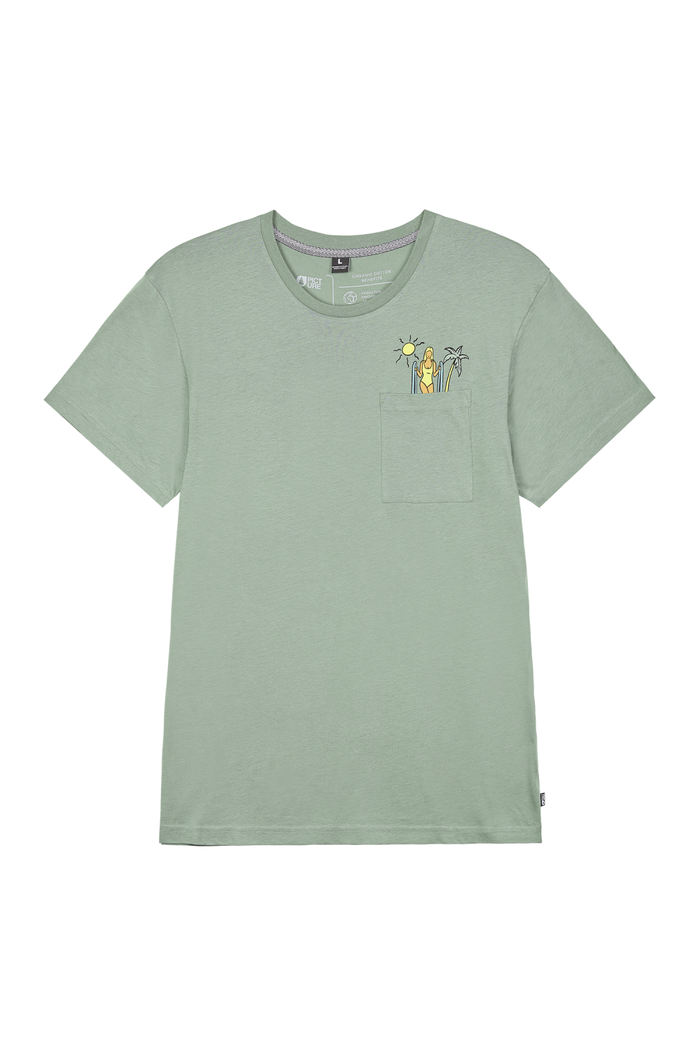 Picture Organic clothing t shirt - Sunk Tee - vert