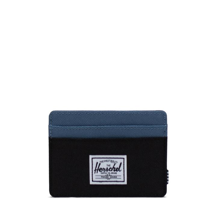 Herschel porte carte - Charlie RFID - Noir/Bleu