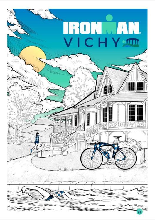Affiche SoZ - Iron man Vichy 2023 - 30x40 - Poster