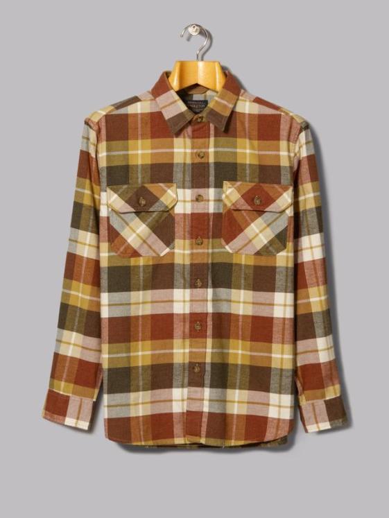 Burnside flannel shirt  - Brown