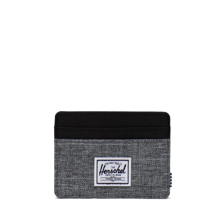 Herschel porte carte - Charlie RFID - Gris/noir
