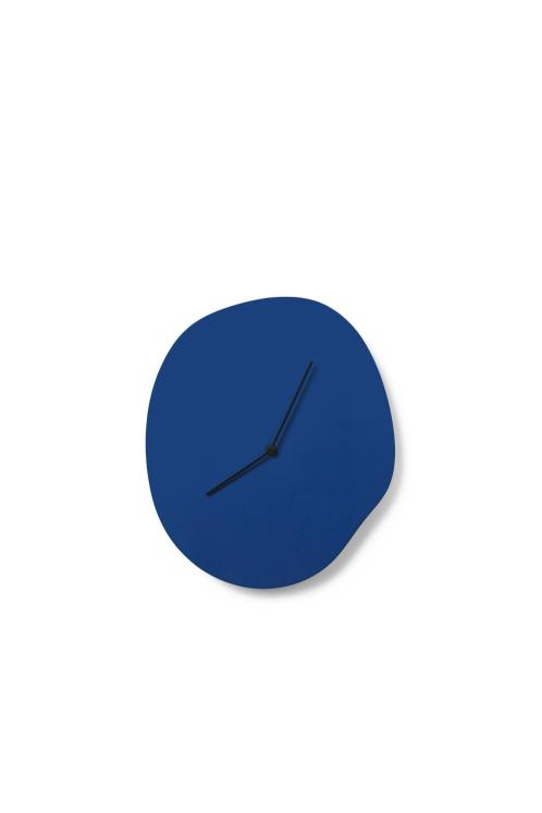 Ferm Living - Horloge murale - Melt wall Clock - Bleu