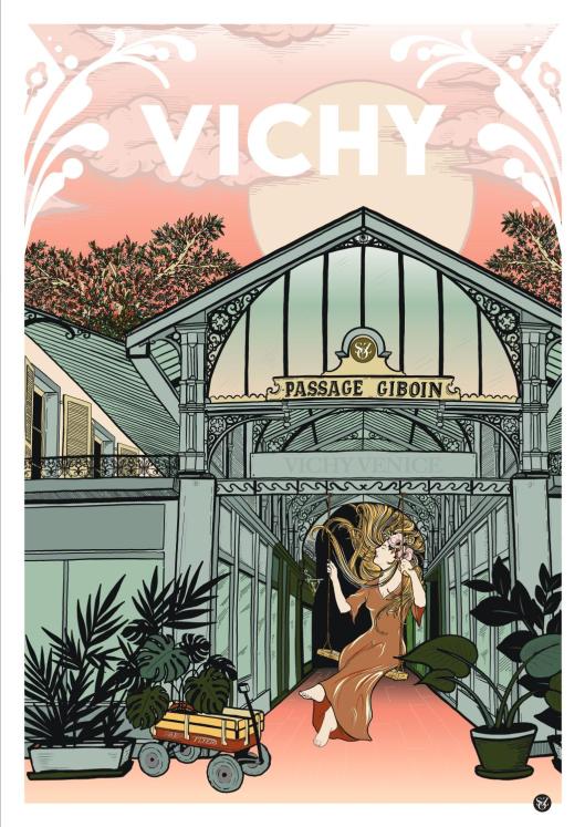 Affiche Vichy - SoZ - Giboin 23 - 50x70