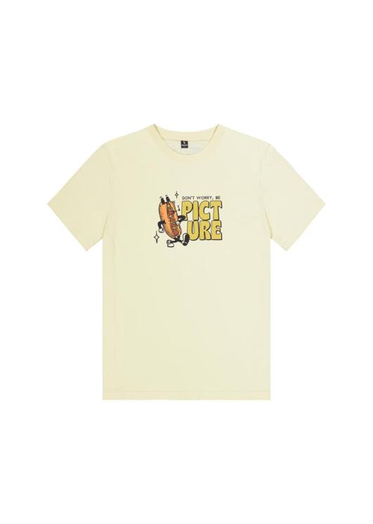 Picture Organic clothing t-shirt - Basement Mustard Tee - Beige