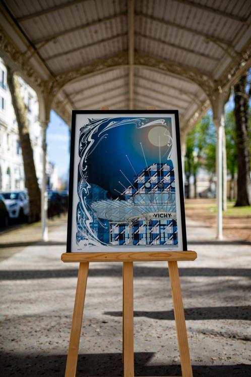 Affiche Vichy - SoZ - Summer Opera - Blue - 50x70