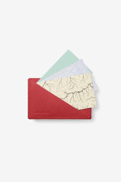 Triangle Wallet - Red