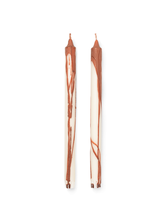 Dryp Candles - Set of 2 - Rust