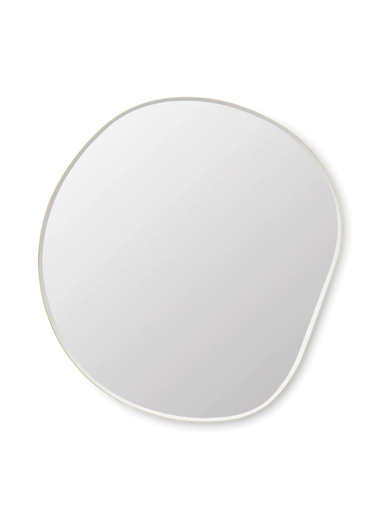 Ferm living miroir - Pond Mirror - XL - Dark chrome - En stock