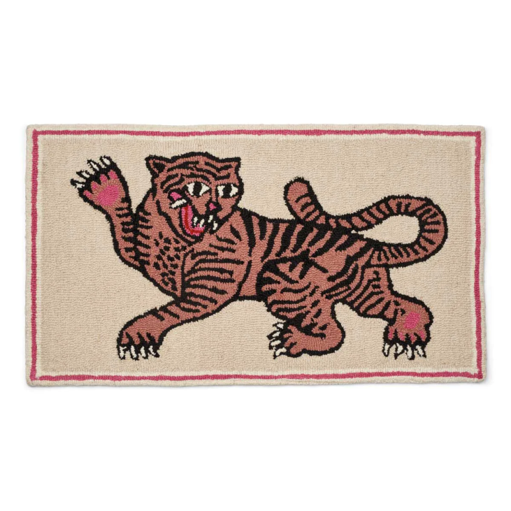 Tapis Bongusta - Frame Rug - Pink Tiger