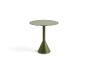 Hay table d'extérieur ronde - Cone table - Ø70 - palissade couleur : Vert