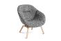 Hay fauteuil - AAL 83 Qualité de tissus et couleurs : Hallingdal - Gris 126