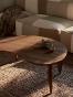 Ferm Living Table basse - feve coffee table - Noyer