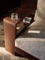 Ferm Living canapé en bois - Edre Sofa Classic Linen - Dark Stained/Natural