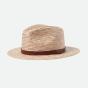 Brixton chapeau de paille - Messer Straw Fedora - Natural