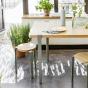 Tiptoe Pied de table bureau - 75 cm - Gris Eucalyptus