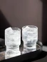 Ferm Living verre à eau - Ripple Glasses - Set de 4 - Clear