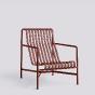Lounge chair Haute - Palissade couleur : Rouge