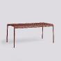 Hay table d'extérieur rectangulaire - 170 cm - Palissade couleur : Rouge