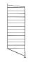 Montant de sol - Floor Panel - 85x30 - Pack de 2 couleur : Noir