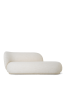 Ferm Living canapé divan ouverture à droite - rico divan Qualité de tissus et couleurs : Boucle - Blanc cassé