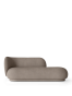 Ferm Living canapé divan ouverture à droite - rico divan Qualité de tissus et couleurs : Brushed - Gris chaud