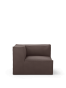 Ferm living Catena Sofa - Catena corner gauche large Qualité de tissus et couleurs : Hot Madison / Brown