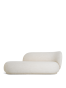 Ferm Living canapé divan ouverture à gauche - rico divan Qualité de tissus et couleurs : Boucle - Blanc cassé