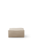Ferm living Catena Sofa - Catena pouf square  small Qualité de tissus et couleurs : Lin Riche / Naturel