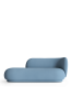Ferm Living canapé divan ouverture à gauche - rico divan Qualité de tissus et couleurs : Tonus L - Bleu clair