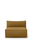 Ferm living Catena sofa - Catena center large Qualité de tissus et couleurs : Laine Boucle - Sugar Kelp