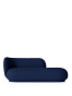 Ferm Living canapé divan ouverture à droite - rico divan Qualité de tissus et couleurs : Laine boucle - Marine