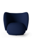 Ferm Living fauteuil - Rico Qualité de tissus et couleurs : Laine boucle - Marine