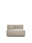Ferm living Catena Sofa - Catena chaise longue gauche large Qualité de tissus et couleurs : confetti bouclé - gris clair