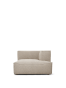 Ferm living Catena Sofa - Catena chaise longue droite large Qualité de tissus et couleurs : confetti bouclé - gris clair