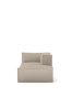 Ferm living Catena Sofa - Catena chaise longue droite large Qualité de tissus et couleurs : Hot madison - sable