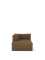 Ferm living Catena Sofa - Catena chaise longue gauche small Qualité de tissus et couleurs : Hot M - chocolate