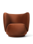 Ferm Living fauteuil - Rico Qualité de tissus et couleurs : Rich Velvet - rust