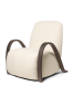 Ferm Living fauteuil - Buur Qualité de tissus et couleurs : Bouclé Nordic - blanc cassé
