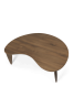 Ferm Living Table basse - feve coffee table - Noyer