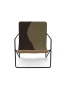 Ferm living fauteuil extérieur - Desert Lounge chair - Black Dune