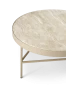 Ferm Living table basse en travertin - Travertine table - Large