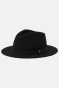 Brixton chapeau - Messer Packable Fedora - Black
