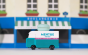 Candylab Toys Camion en bois - Blue Macaron Van Menthe