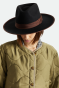 Brixton chapeau rigide - Reno fedora - Black/Brown